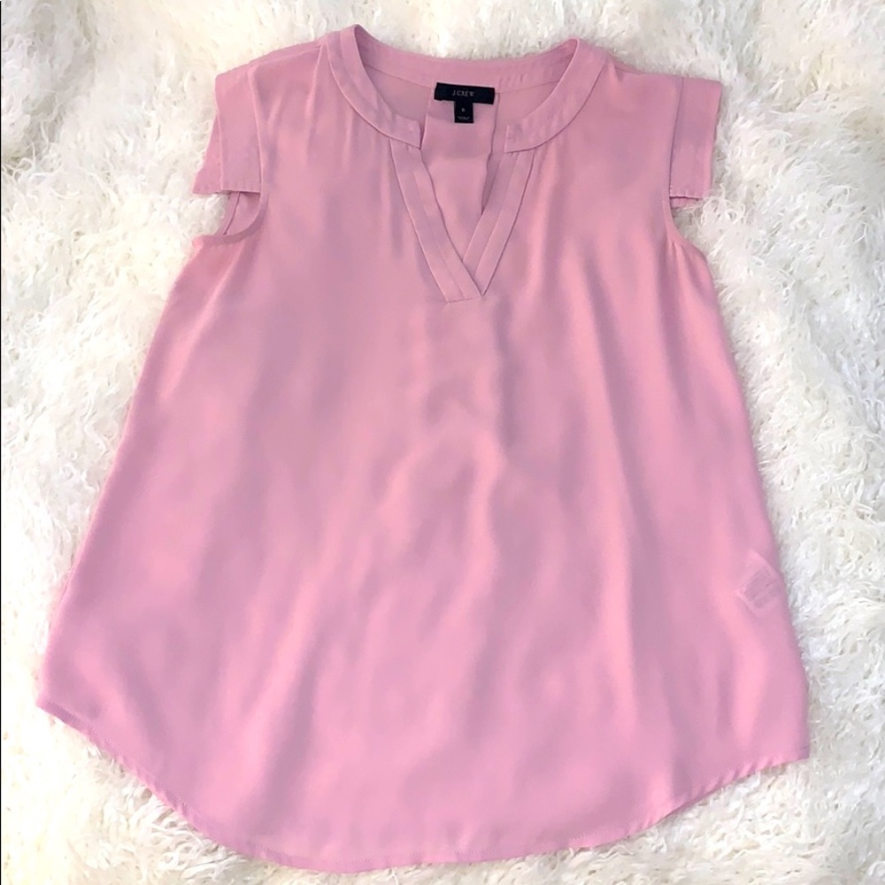 JCrew Pink Blouse, Size 0